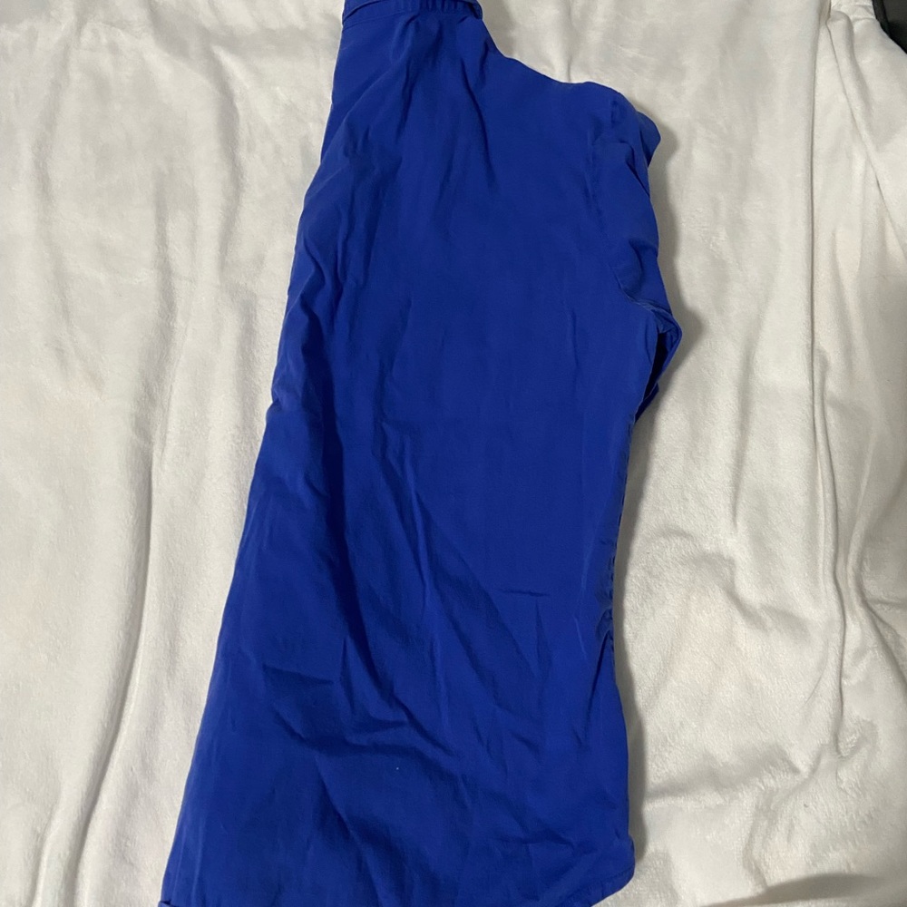 Bright blue limited America button down